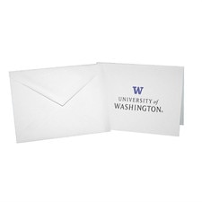 University of Washington UW Huskies Signature Logo Note Card Boxed 10ct